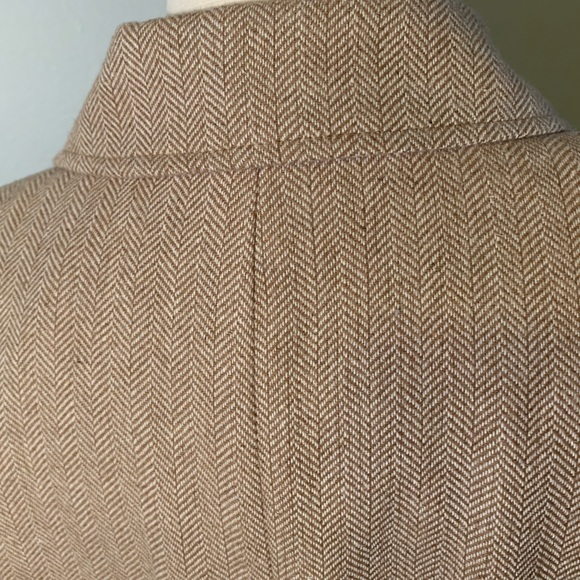 Coldwater Creek Brown Herringbone Blazer, 8P - Picture 7 of 10